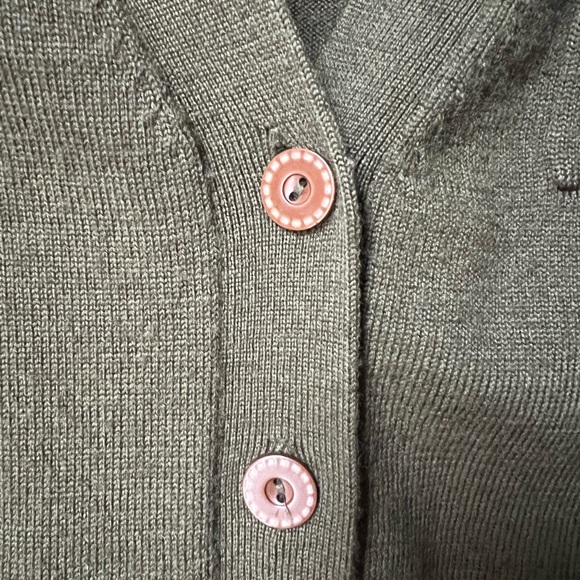 Wallace Madewell Olive Green Cardigan - Picture 5 of 5